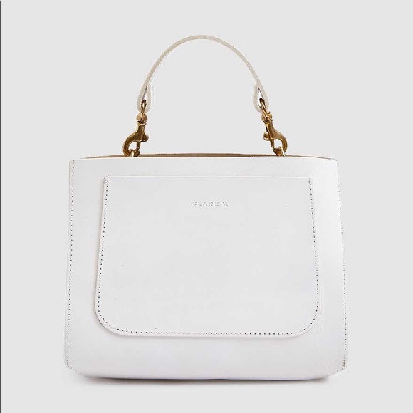 Clare V Handbags - Clare V. Elle Bag in White